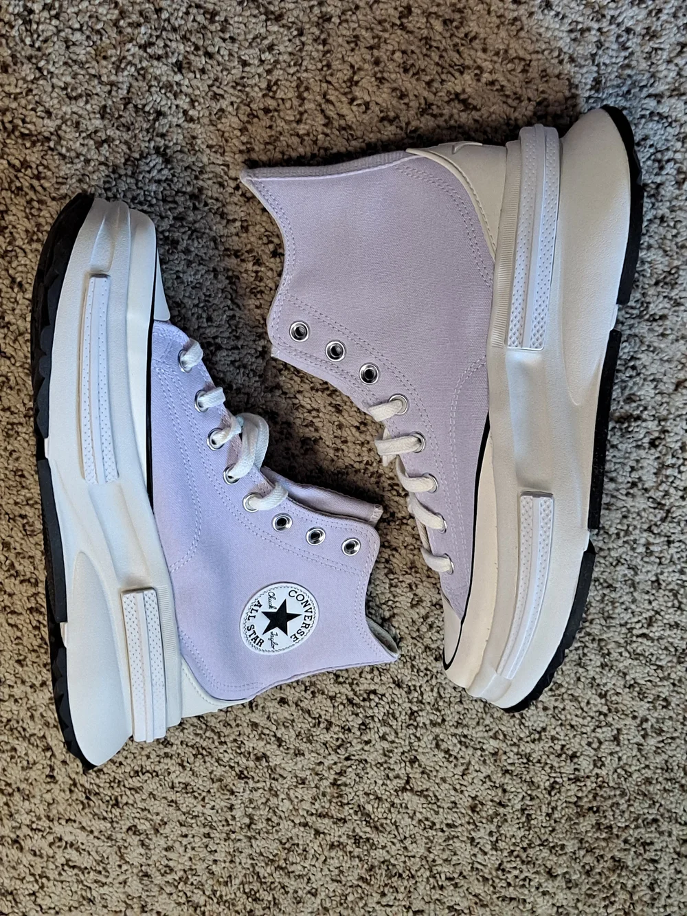 Converse Run Star Legacy Vapor Violet Chunky Platform Sneakers Women Size 10 - Picture 4 of 7